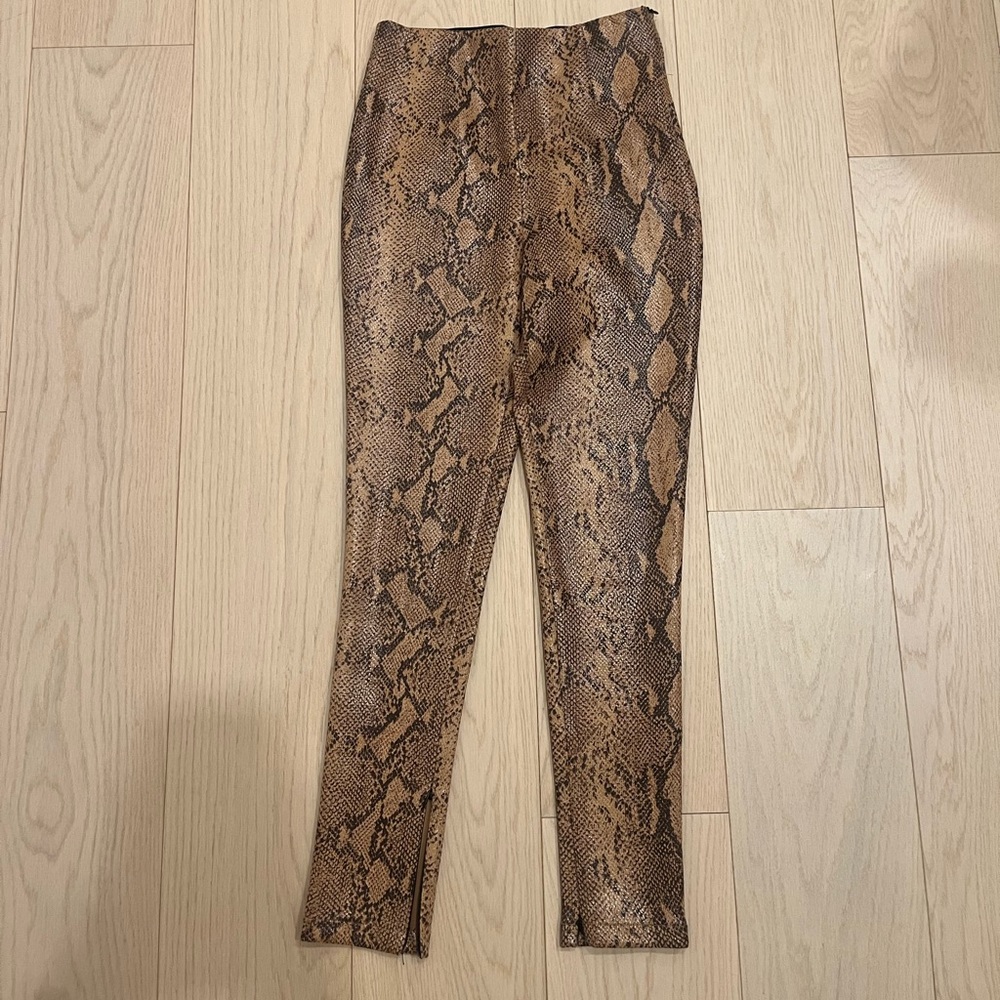 Zara Snakeskin Leggings